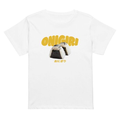 Camiseta gráfica divertida comida japonesa Onigiri bola de arroz para mujer manga corta - Imagen 22 de 24
