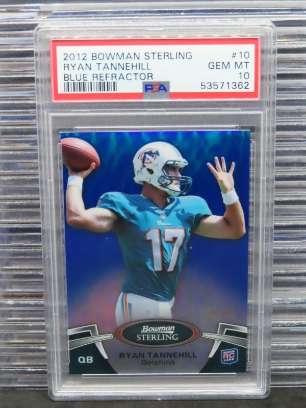 Ryan Tannehill Bowman Sterling #10 Blue Refractor