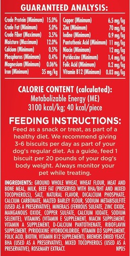 Milk-Bone Original Dog Biscuits, Medium Crunchy Dog Treats,10 lbs High nutrition - Picture 7 of 8