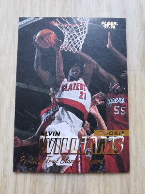 1997-98 Fleer #327 - Alvin Williams RC Rookie Card