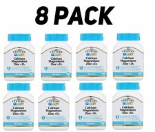 21st Century, Calcium Magnesium Zinc + D3, 8 PACK, 90 Tablets each (720 total)