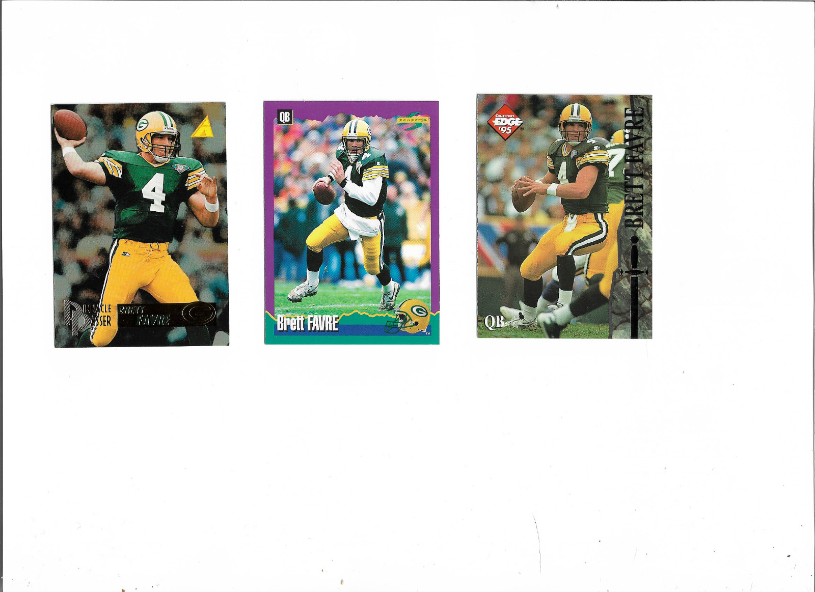 1995 Brett Favre Excalibur Stone Edge 95 # 102