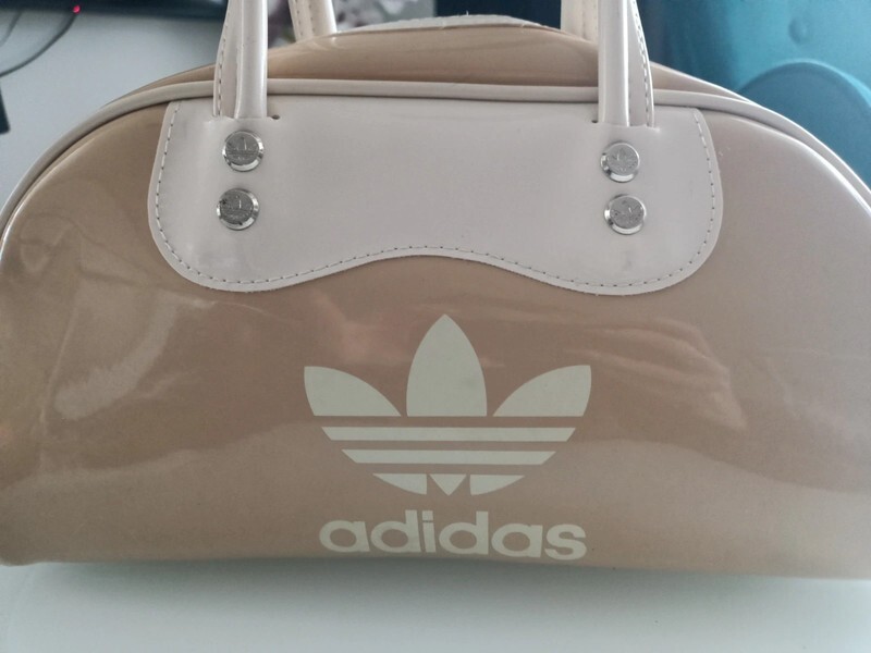 1990s old adidas enamel mini boston bag ボストンバッグ エナメル