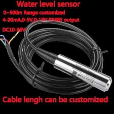 Submersible Water Level Sensor IP68 Liquid Pressure Transmitter 2m 3m 5m 4-20mA