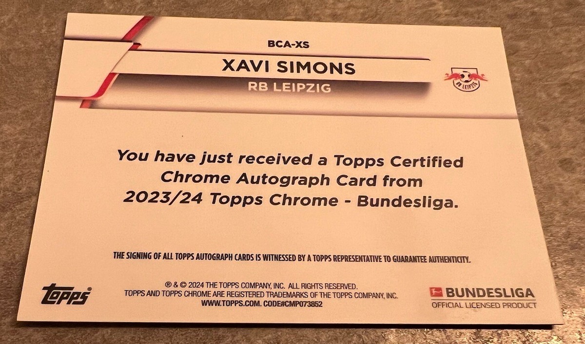 その他 LEAF SIGNATURE SERIES XAVIER SIMONS 1of1 Leaf Metal Signature Series Xavi Simons 1/1 Proof | eBay