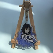 Demon Slayer Keyring Bag Charm Keychain Iguro Obanai Key Pendant Gift Anime 12