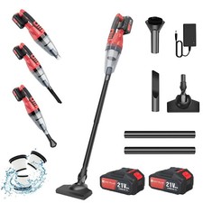 3-in-1 LED Akku Staubsauger Kabellos Vacuum Cleaner - Cordless Akkustaubsauger