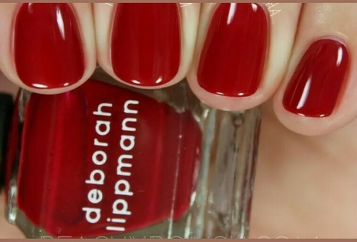 New Deborah Lippmann Cranberry Kiss Nail Polish 27 Oz Ebay