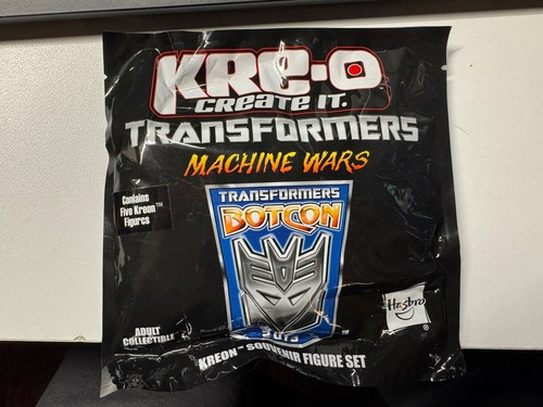 💥2013 Transformers Botcon Exclusive Machine Wars KRE-O Sealed Set of 5 Figures