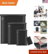 4-Pack Faraday Bags: Waterproof  Fireproof Security for Laptops, Phones, Keys