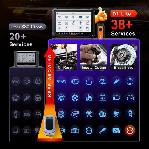 OTOFIX D1 Lite Bidirectional Scan Tool All System Automotive Diagnostic Scanner - Picture 10 of 20