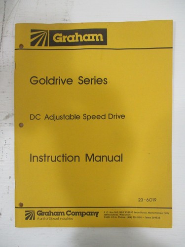 NEW Danfoss Graham 1217 GOLDrive 3/4HP DC Adjustable Speed Drive 3/4-HP 240VAC - Picture 9 of 9