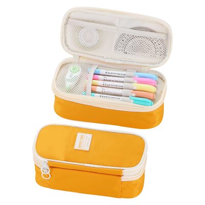 Big Pencil Case Large Capacity Pencil Bag with Zipper Pencil Pouch for Girls ...