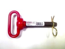 (1) 3/4"x4" Hitch Pin Heavy Duty Double HH - H34-4 Red Handle-MADE IN USA. 00233