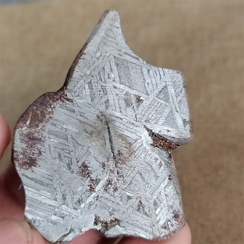 72g schöner Eisenmeteorit - Muonionalusta Meteorit Teilscheibe V341 - Bild 8 von 12