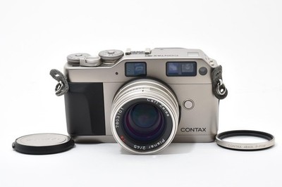 Green Label Contax G1 35mm Film Camera Planar 45mm f/2 Lens [Exc++] #2830279