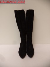 Italeau Womens Black Fiamma Suede Studded Knee High Boot, Sz 6/36.5 439078686524