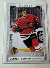 2023-24 Upper Deck Series 2 #R-47 Connor Bedard Glossy RC O-Pee-Chee Blackhawks