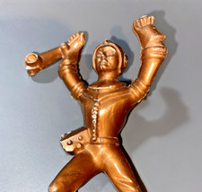 1950's Space Astronaut Ajax Archer Purple Cooper Plastic Figure Spaceman