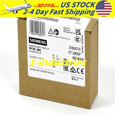 Brand New Siemens 6ES7 134-6JD00-0CA1 4-channel AI Module CE Certified Ready
