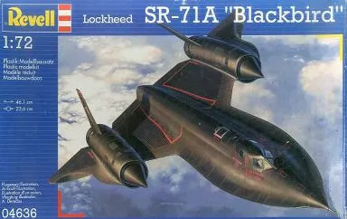 Model Kit 1/72 Lockheed SR-71A Blackbird Highly Detailed Kit