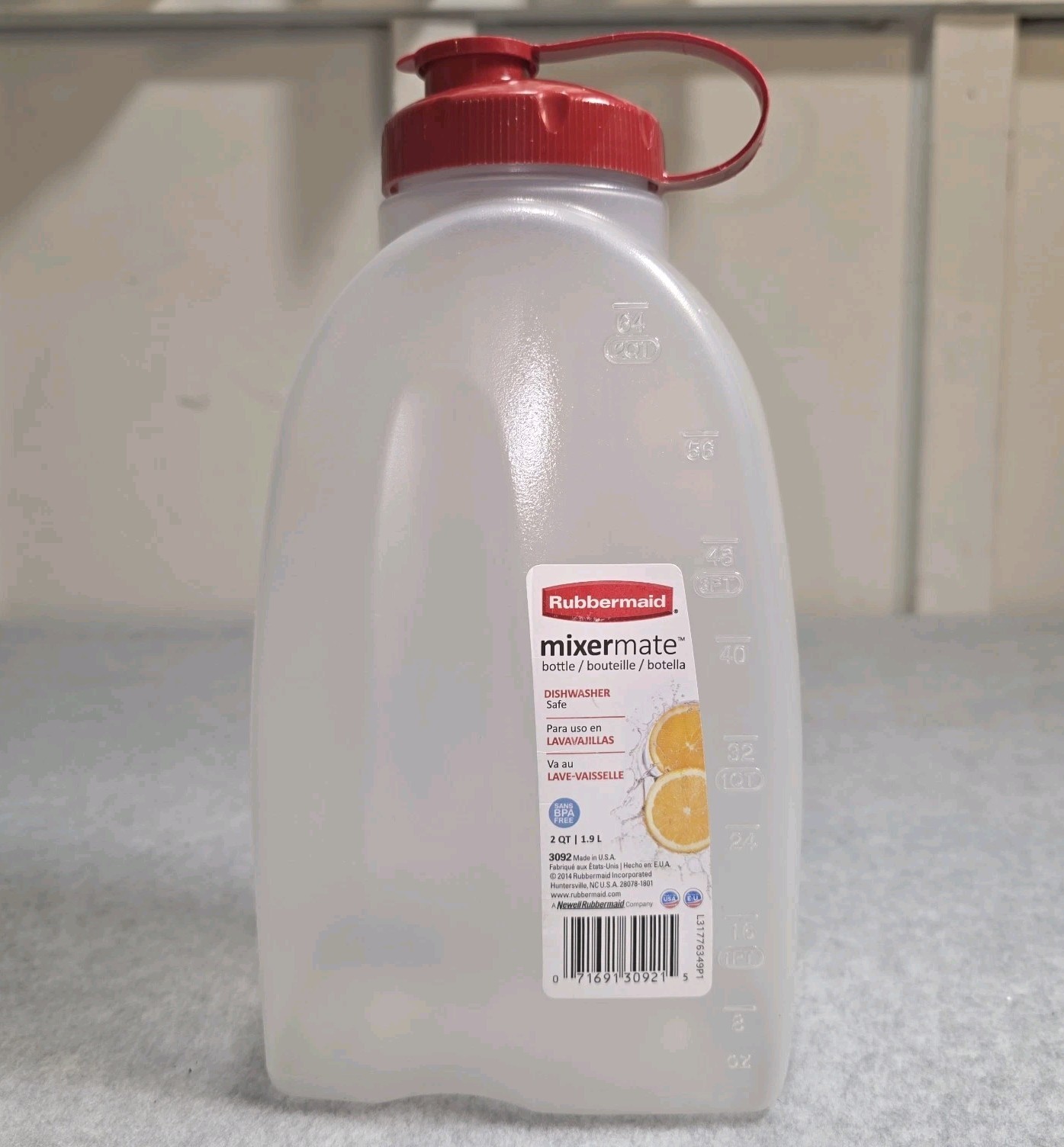 Container Pitcher Red Usa 3092