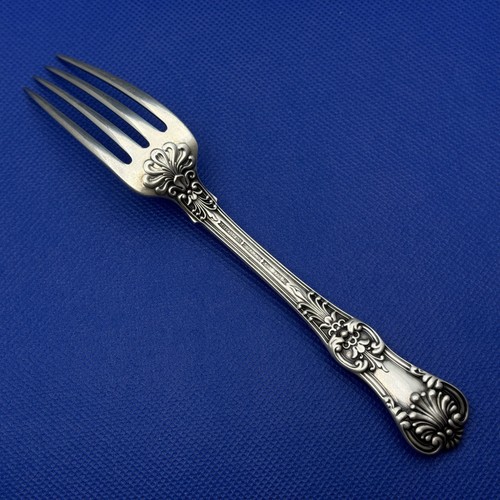 Tiffany English King Sterling Silver 6 3/4" Luncheon Fork - Mono - Picture 2 of 4