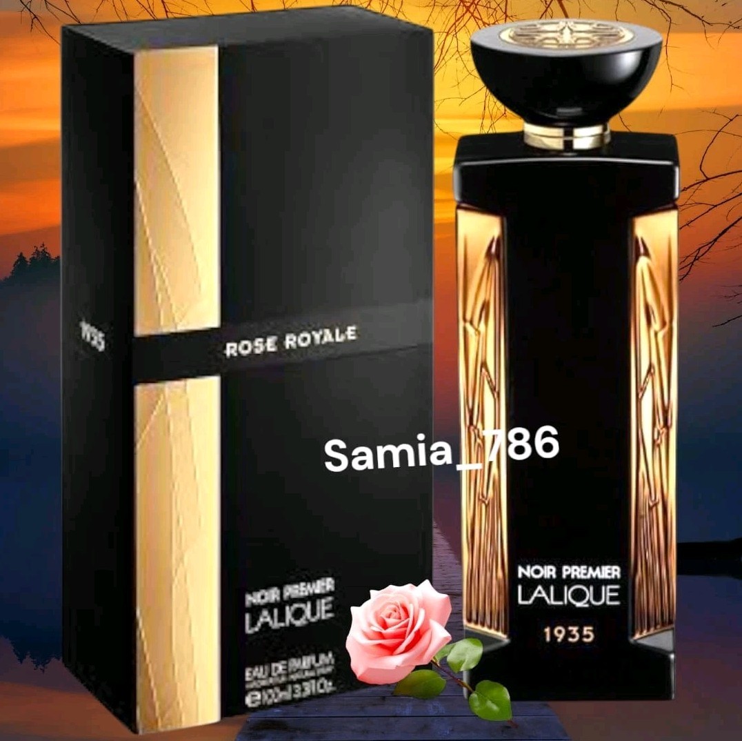 Lalique Noir Premier Rose Royale 1935 EDP Eau De Parfum Spray