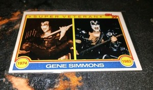 KISS CARD GENE SIMMONS 1974-1983