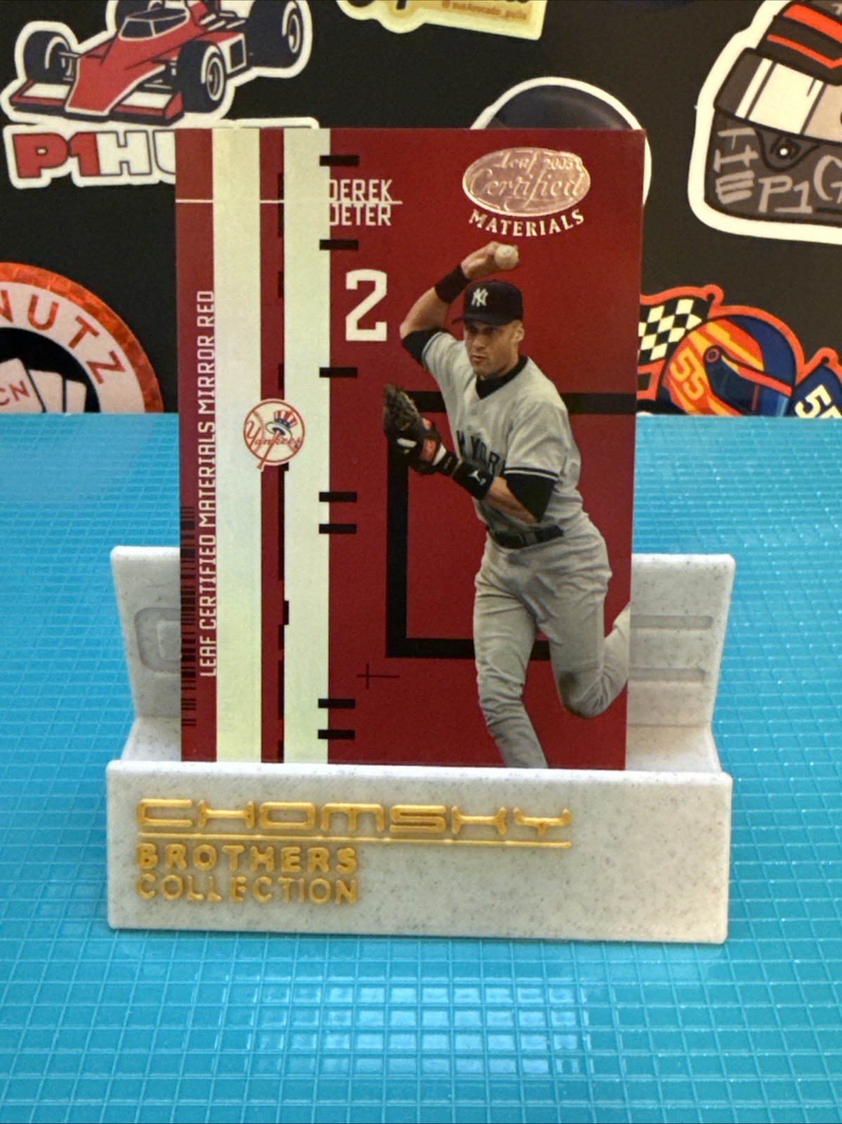 30/200 - 2005 Leaf - Certified Materials Previews Derek Jeter #LC-5 Mirror Red