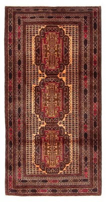 Traditional Vintage Hand-Knotted Area Rug 2'9'' x 5'4'' Oriental Wool Carpet