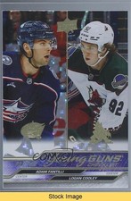 2023 Extended Series Speckled Rainbow Foil Adam Fantilli Logan Cooley READ 3d2