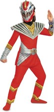 Red Ranger Girl Classic Cosmic Fury Power Fancy Dress Up Halloween Child Costume