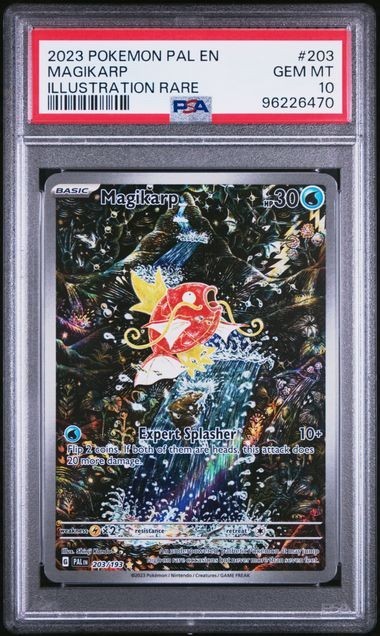 Pokemon Magikarp Paldea Evolved Illustration Rare #203 PSA 10 Gem Mint