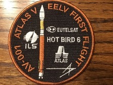 Atlas V EELV First Flight Patch (3.25  Diamet...