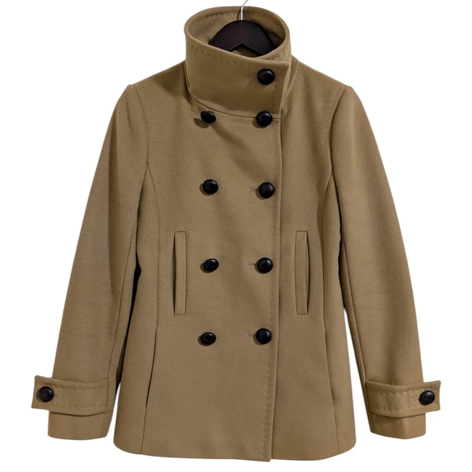 Chaquetón Aritzia T. Babaton 100 % cachemir y lana virgen en camello - talla S Foto 3 de 4