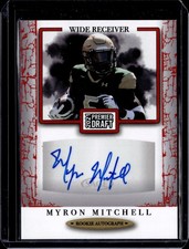 2021 SAGE Premier Draft #A41 Myron Mitchell Autographs Red