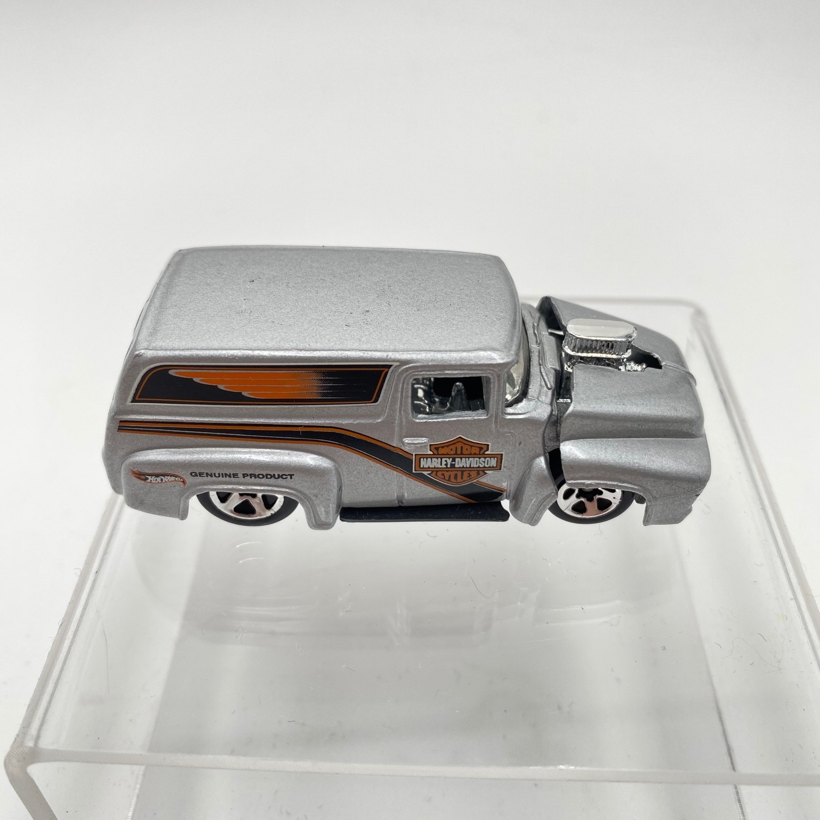 Hot Wheels 1956 Ford Panel Truck Harley Davidson Silver Diecast Toy Car