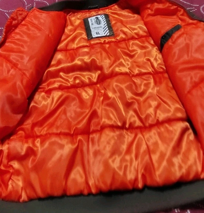 Chaqueta de bombardero Grenade We Must Exploit abrigo de invierno para hombre XL verde Foto 3 de 4