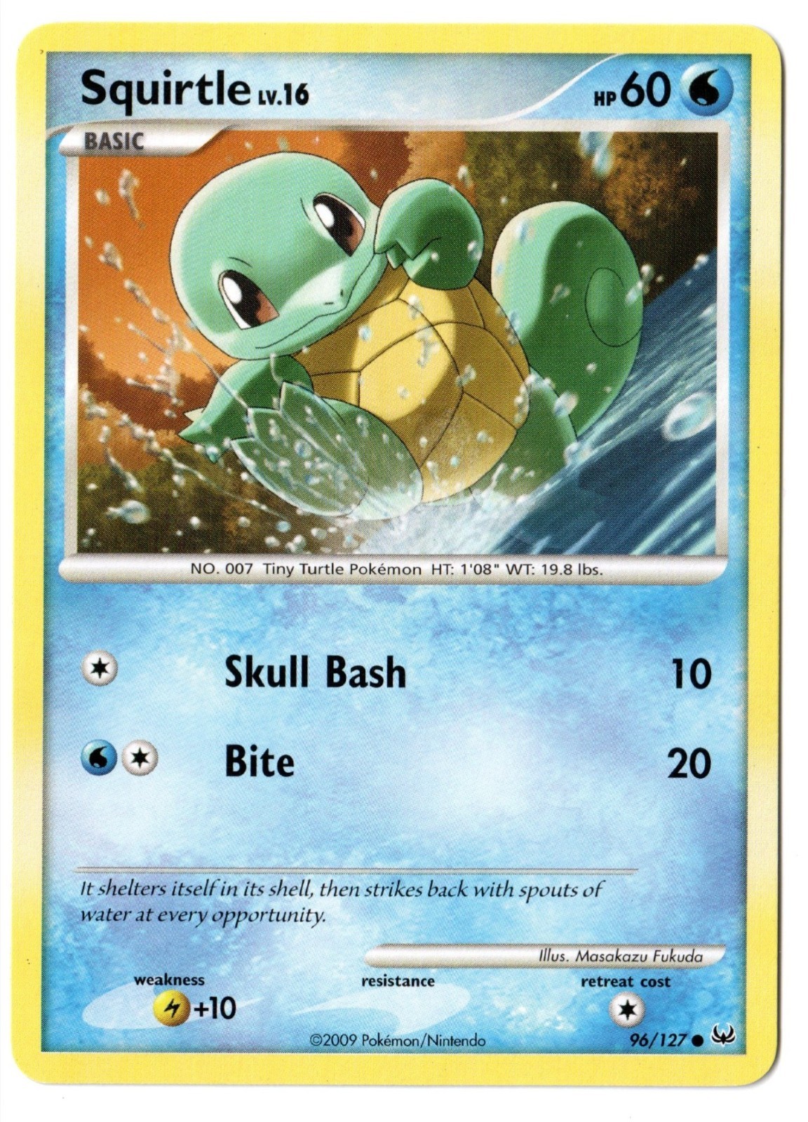 Pokemon EN Platinum Squirtle 96/127 LP-NM