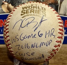 2016 Chicago Cubs World Series Game Used Baseball Rizzo Bryant Arrieta MLB Holo