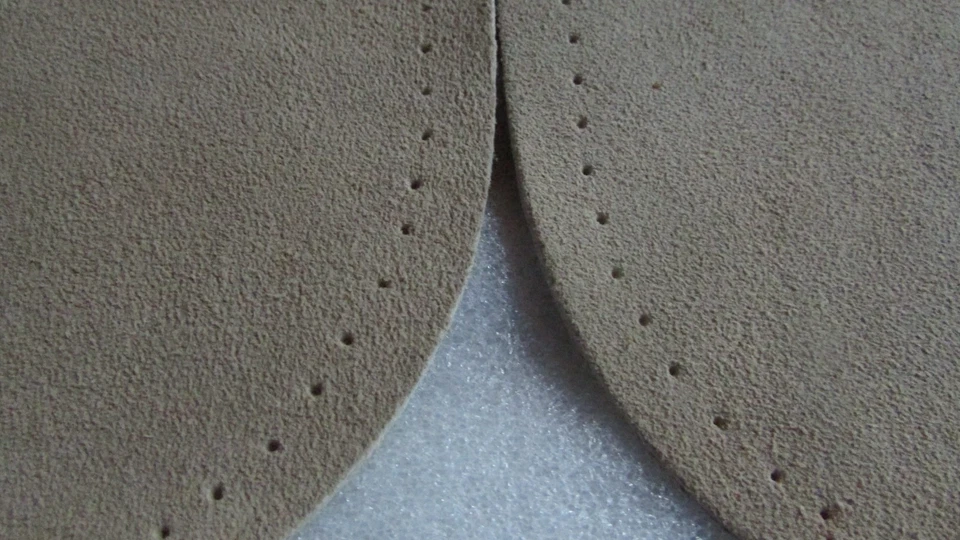 Vintage 1970's Dritz Suede Leather Elbow Jacket Coat Sweater Patches - Image 2 of 4