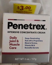 Penetrex Joint Muscle Pain Relief Cream Arnica Boswellia 2 oz Exp 4/2027