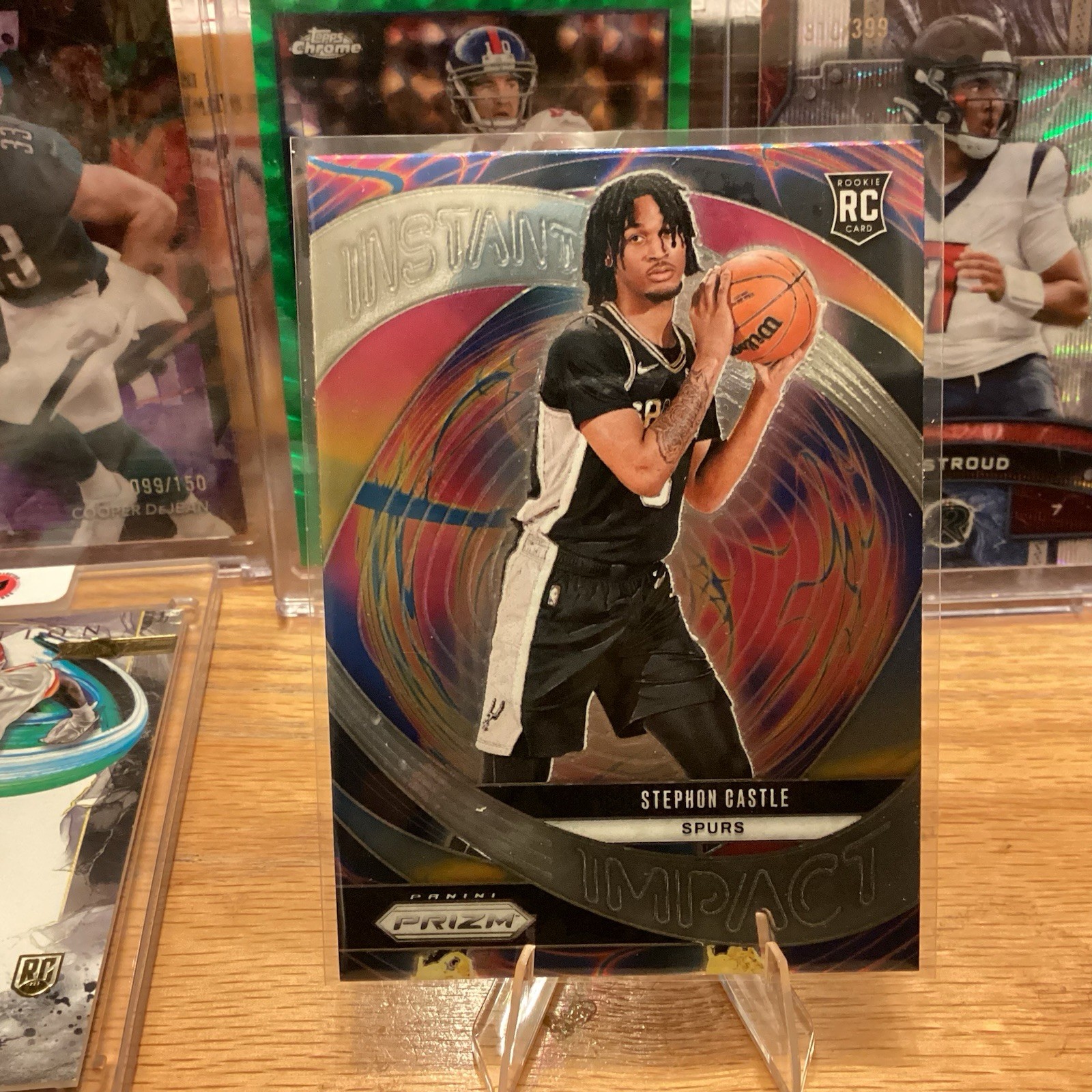 2024-25 Panini Prizm Stephon Castle Rookie Card Instant Impact Base Insert