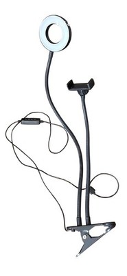 On Air Brand Mini Ring Light With 3 Light Types (Warm, Cool, Natural)