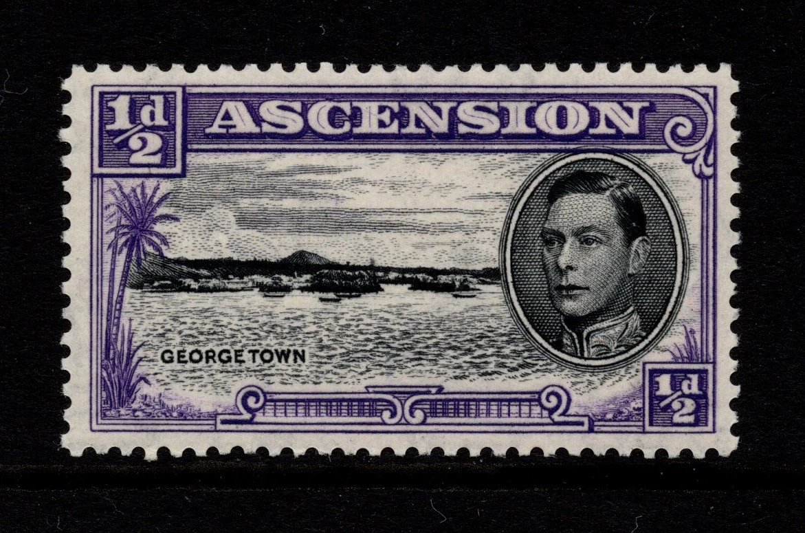 8803 外国切手 アセンション島 1938年 ジョージ6世と山の風景 レア George VI Ascension Island Stamps 1936-1952 for sale | eBay UK