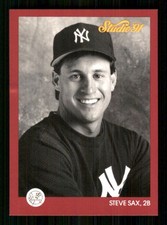 1991 Studio #100 Steve Sax New York Yankees 66545