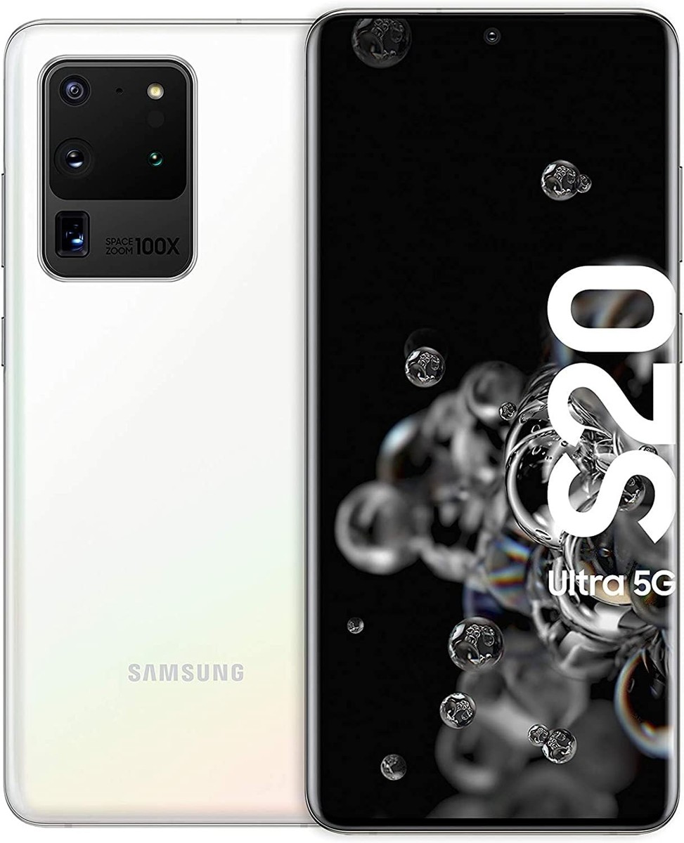 New Samsung Galaxy S20 Ultra (5G) Smartphone 12+128GB SM-G988U1