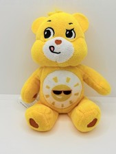 Care Bears Funshine Bear 6 Used Small Plush Stuffed Animal