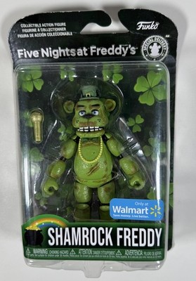 Funko Five Nights at Freddys SHAMROCK FREDDY Figure Walmart FNAF & Foxy Mask Lot